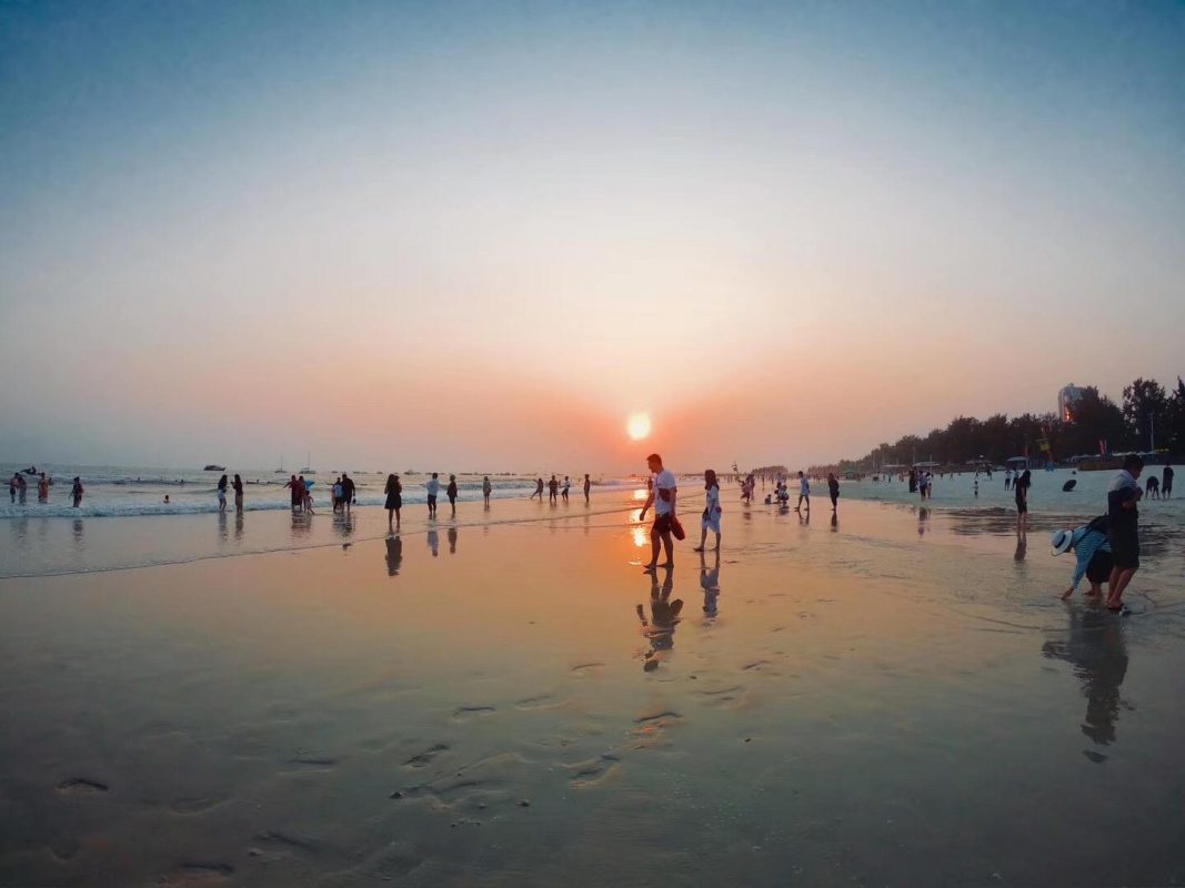 Sunset on Beihai Beach